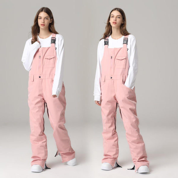 Damen Searipe Mountain Terry Skihose Schnee Bibs Latzhose