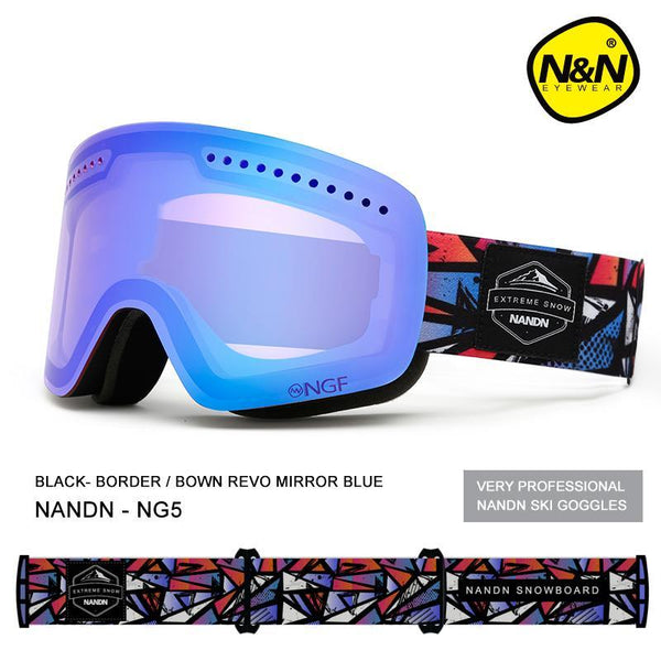 Infiniti Unisex Nandn Snowboard Frameless Goggles