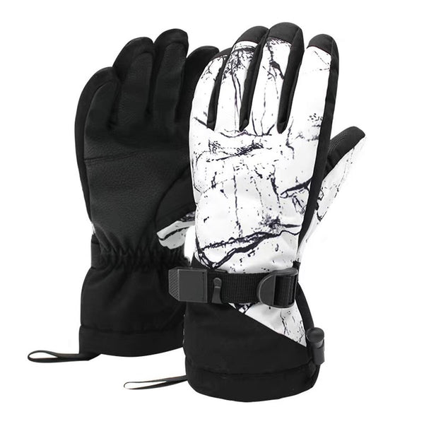 Men's New Fashion Colorful Waterproof Ski Gloves - snowverb