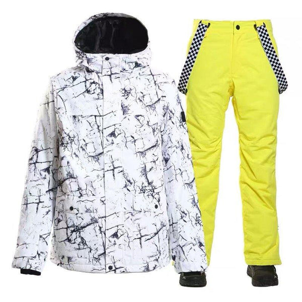 Men's SMN 5K Ink Metropolis Ski Suits - snowverb