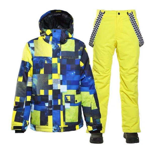 Men's SMN Yellowstone Mountains Freestyle Ski Suits - snowverb