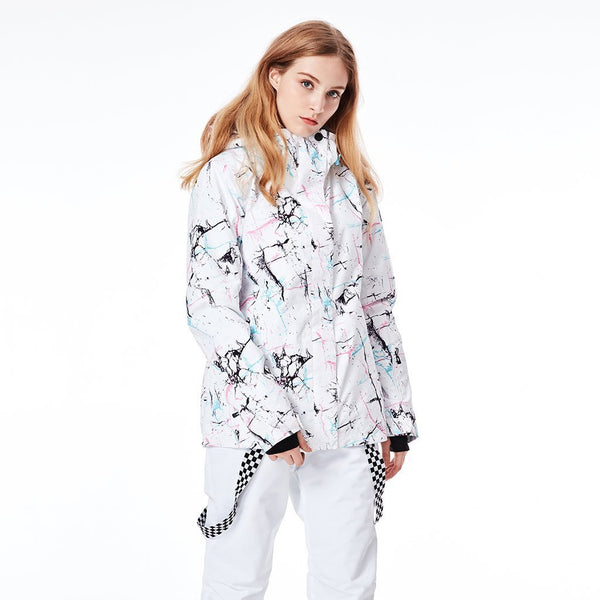 Women's SMN 5k Colorful Metropolis Ski Jacket - snowverb