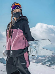 John Snow Mountain Addiction Snowboardjacke und -hose für Damen, Schneeanzug