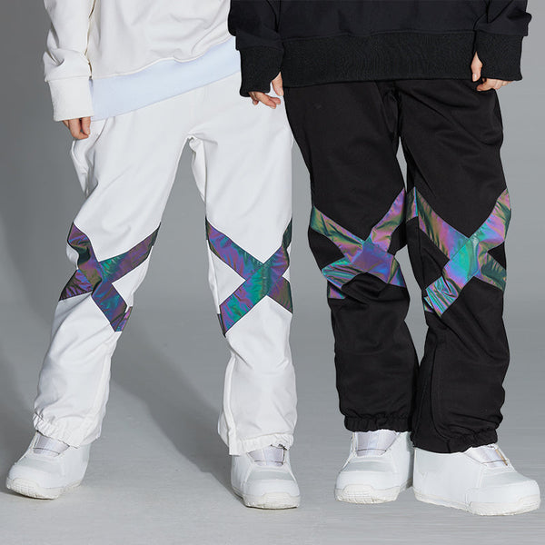 Unisex Arctic Queen Glimmer Neon Light Cross X Schneehose für Damen und Herren