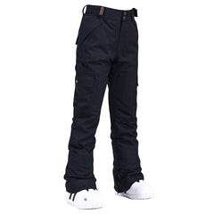Elegante, isolierte und wasserdichte Winter-Snowboard- und Ski-Latzhose für Herren