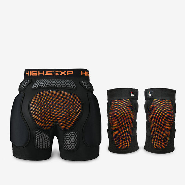 Kinder-High-Experience Unisex Total Impact Schutzshorts & Knieschoner