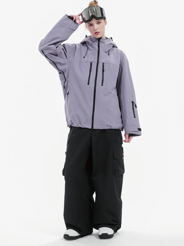 Strapazierfähiger Mountain Pro Allwetter-Thermo-Schneeanzug für Damen, 3-lagig