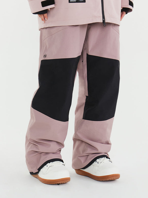 Nandn Colorblock Mountain Top Schneehose für Herren