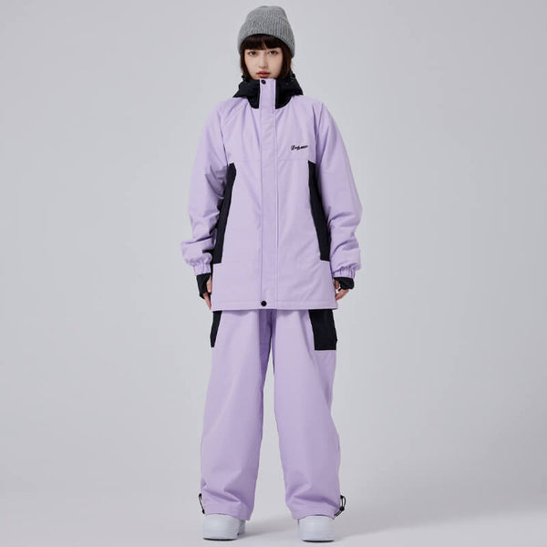Dook Damen-Snowboardanzug, ideal für die Piste, locker geschnitten für Freeride-Snowboards