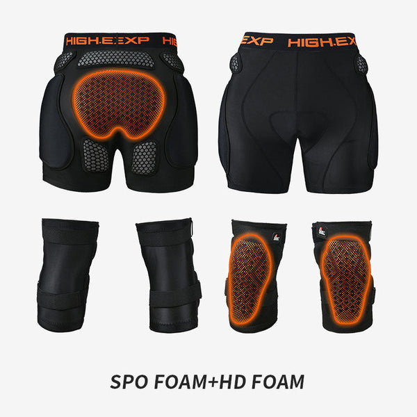 Kinder-High-Experience Unisex Total Impact Schutzshorts & Knieschoner