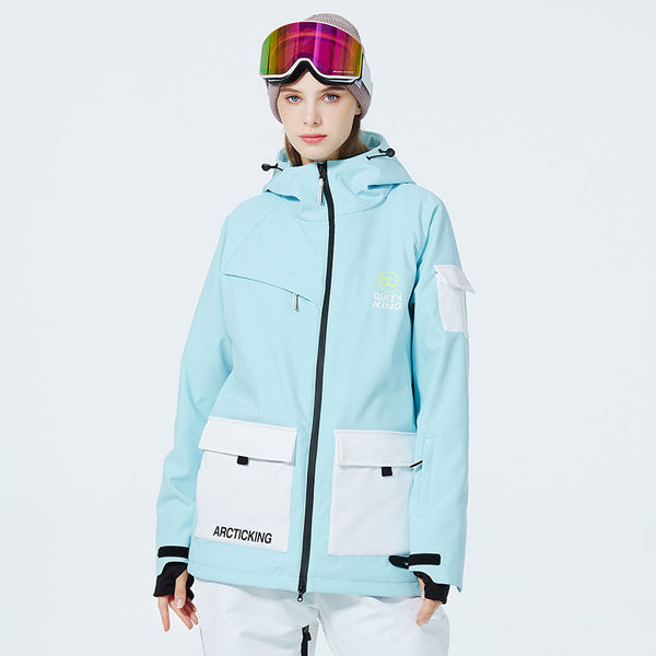 Arctic King & Queen Damen-Skijacke für Bergabenteuer