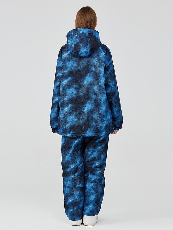 Arctic Queen Damen-Schneeanzug-Sets mit kosmischem Print