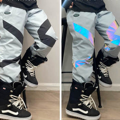 John Snow X-Streifen Leicht reflektierende Schneehose für Damen