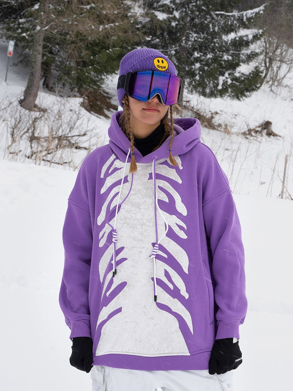 Snowall Unisex Mountain Top Damen-Hoodie, wasserabweisend