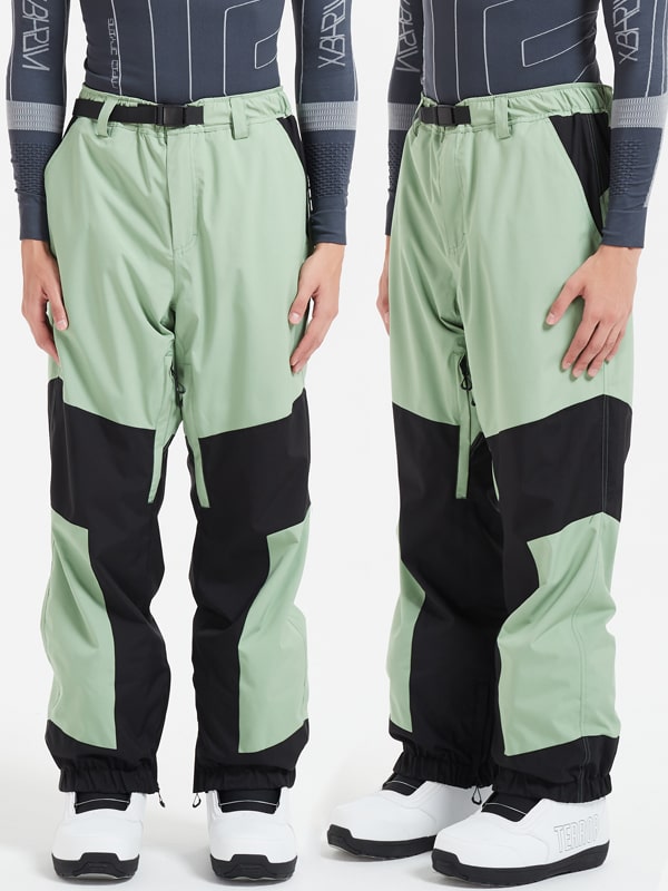 Mountain Pro Herren-Snowboardhose, wasserdicht, zweifarbig, mit Einsätzen