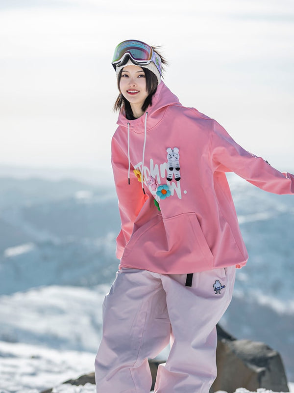 John Snow Winter Fantasy Schnee-Hoodies für Damen