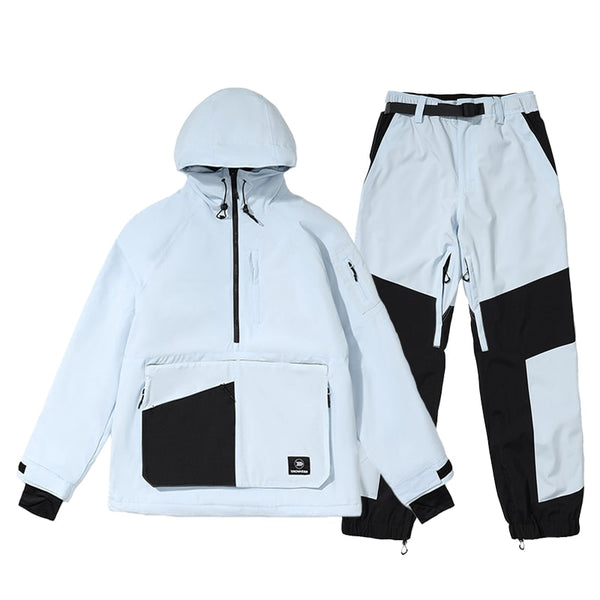 Wasserdichtes Damen-Schneeanzug-Set Mountain Pro Anorak