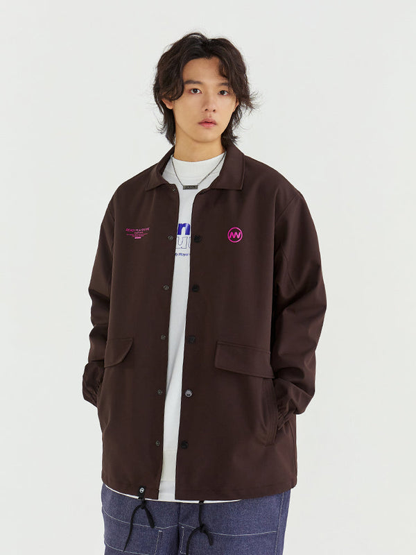 Herren-Coachjacke im Basic-Stil von Nandn