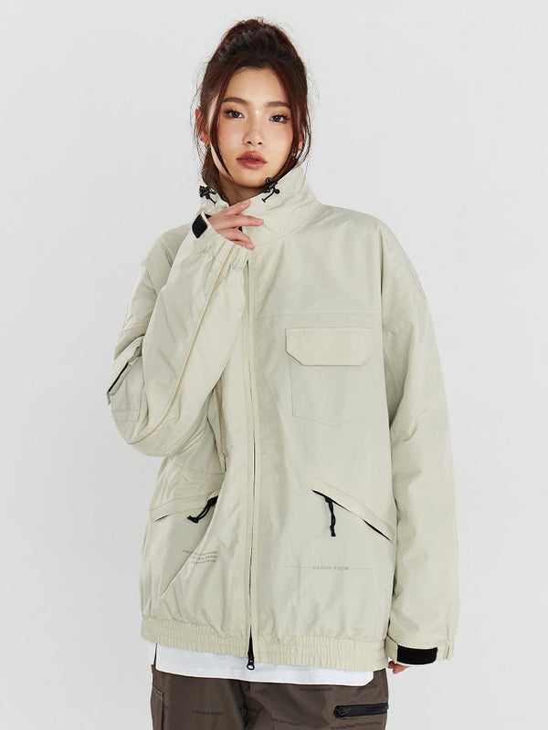Nandn DWR Atmungsaktive Snowboardjacke für Damen