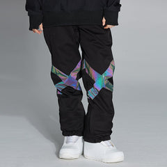 Unisex Arctic Queen Glimmer Neon Light Cross X Schneehose für Herren