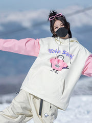 John Snow Winter Fantasy Schnee-Hoodies für Damen