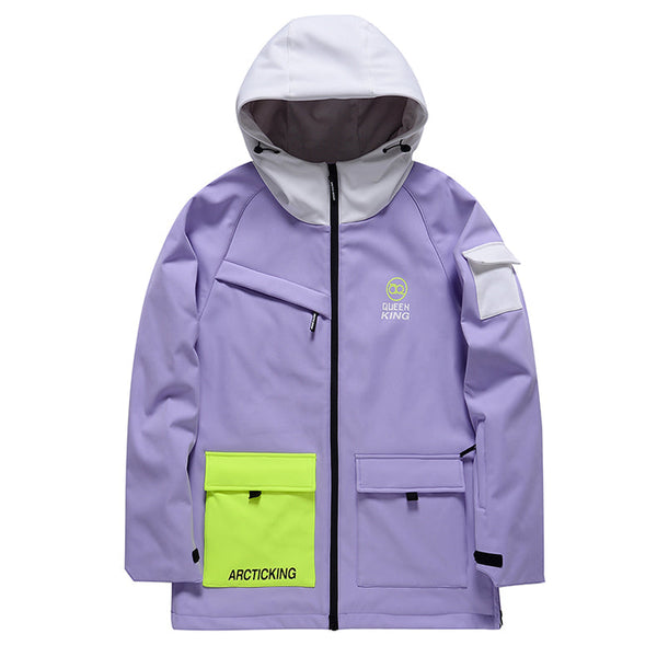 Arctic King & Queen Herren-Bergabenteuer-Schneejacke