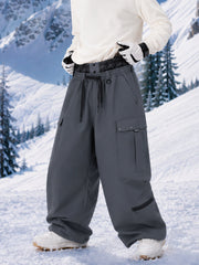 Techline Utility Cargo Snowboardhose für Herren, inspiriert von Arbeitskleidung – Baggy Freestyle Passform