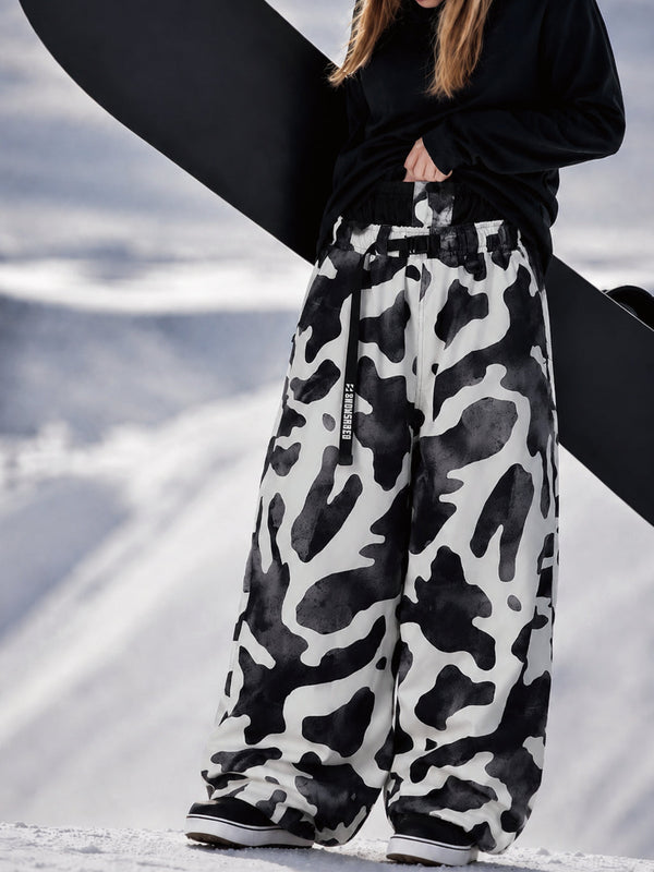 Hyper Beast Damen-Snowboardhose, strapazierfähig, vielseitig, Freestyle, Baggy-Design