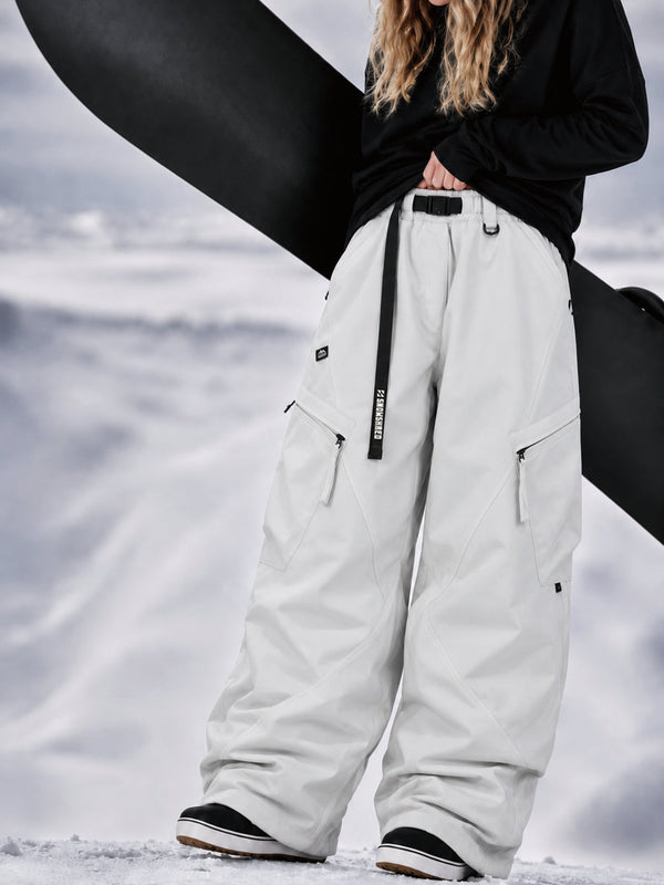 TerrainFlex Freestyle Oversized Cargo Snowboardhose für Damen – Crew Edition