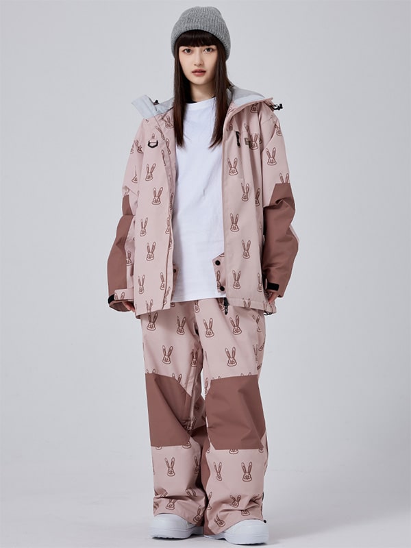 Damen-Schneeanzug „Adorable Snow Rabbit Freeride Baggy“