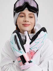 Nobaday Fluorspar Snowboard-Fäustlinge für Damen