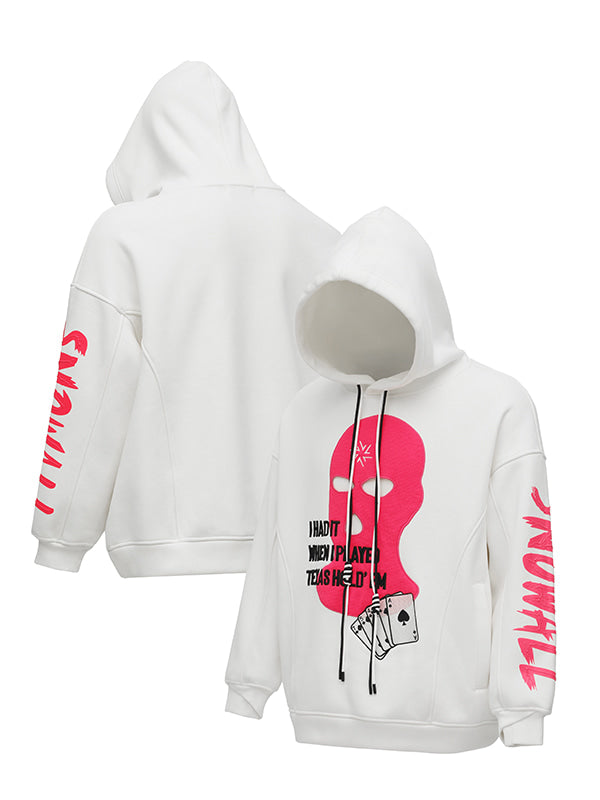 Snowall Unisex Gangster Swagger Snowscape Damen-Hoodie, wasserabweisend