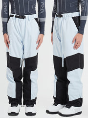 Mountain Pro Herren-Snowboardhose, wasserdicht, zweifarbig, mit Einsätzen