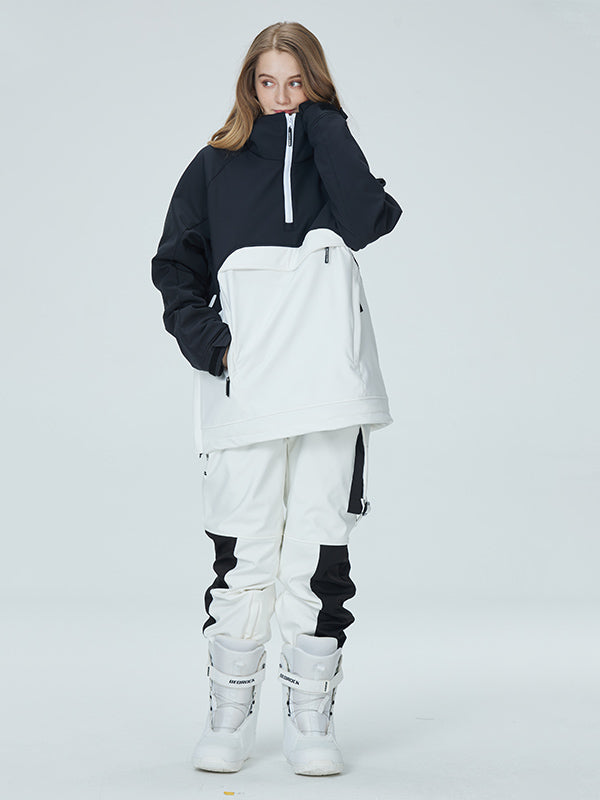 Arctic Queen Mountain Star Color Block Anorak-Schneejacke für Damen
