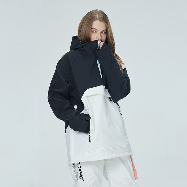 Arctic Queen Mountain Star Color Block Anorak-Schneejacke für Damen