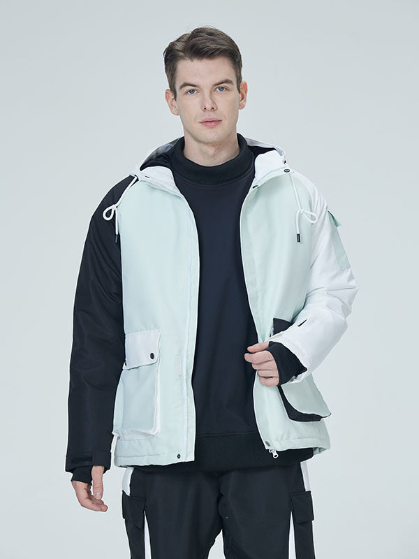 Arctic Queen Herren-Schneejacke „Divided Sky Colorblock“