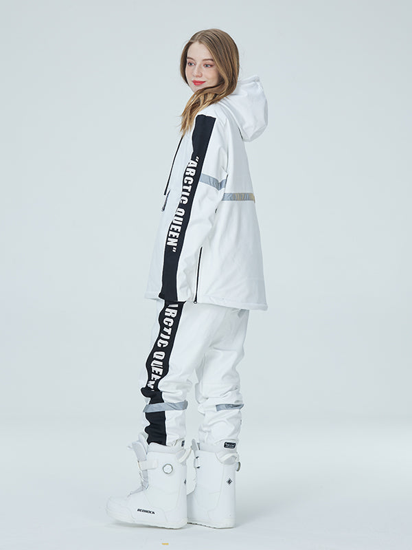 Arctic Queen Winter Guide Stripe reflektierende Schneeanzüge für Damen