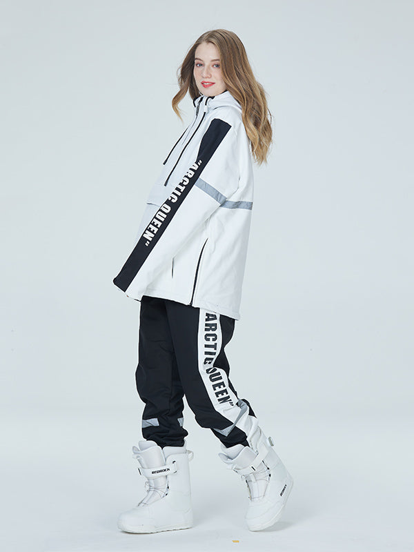 Arctic Queen Winter Guide Stripe reflektierende Schneeanzüge für Damen
