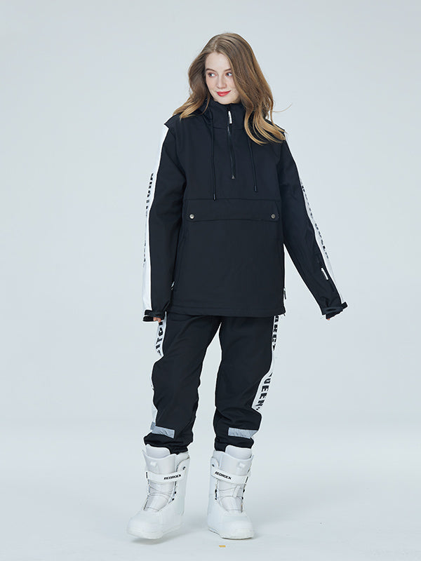 Arctic Queen Winter Guide Stripe reflektierende Schneeanzüge für Damen