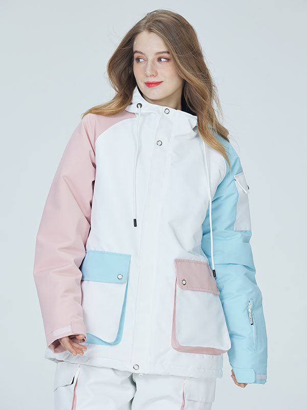 Arctic Queen Damen-Skijacke „Divided Sky Colorblock“