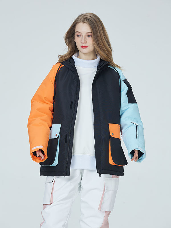 Arctic Queen Damen-Skijacke „Divided Sky Colorblock“
