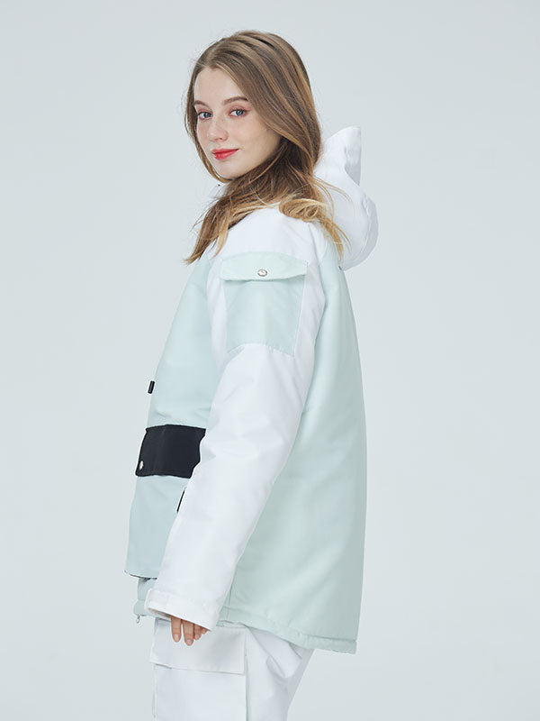 Arctic Queen Damen-Skijacke „Divided Sky Colorblock“