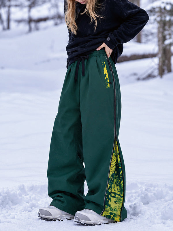 Hyper Flux Extra Baggy Freestyle-Snowboardhose für Damen mit seitlichem Reißverschluss und Graffiti-Einsatz