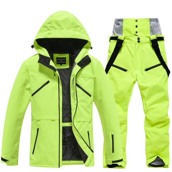 Herren-Skijacke und -hose mit Isolierung für Mountain Shredding
