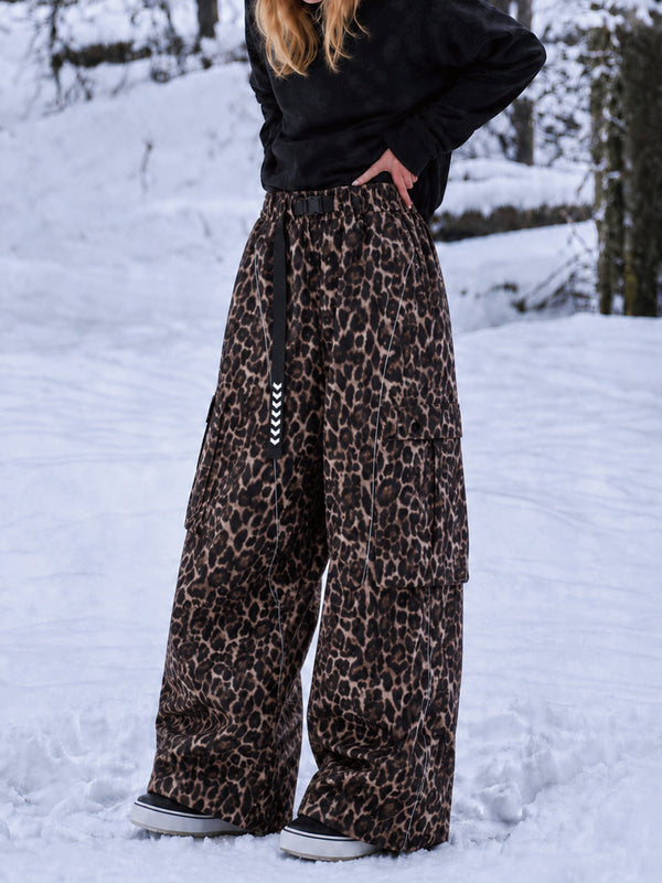 Wild Motion Damen-Snowboardhose mit reflektierenden Cargotaschen und extra weitem Schnitt