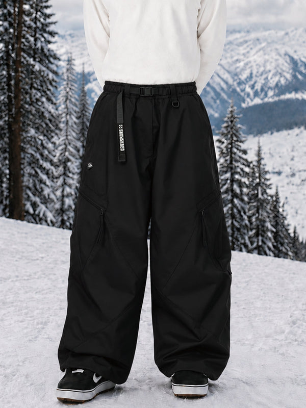 Pantalon de snowboard cargo oversize TerrainFlex Freestyle pour homme – Édition Crew