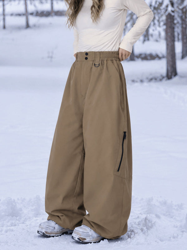 Damen Allzweck-Snowboardhose Urban Vibe Strapazierfähige Freestyle Baggy Hose