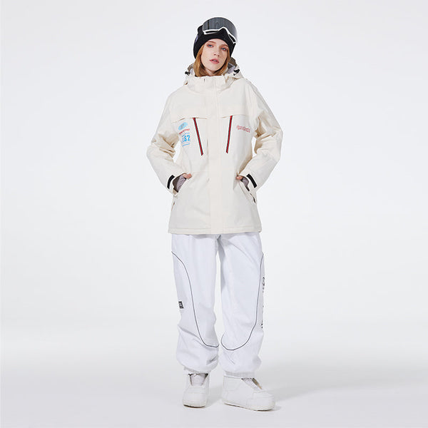 SpeedPanda Mountain Unisex Alpine Avalanche Flare Expedition Schneeanzug für Damen und Herren