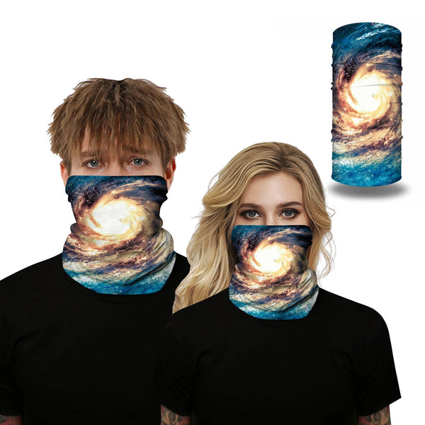 Unisex Bunte Gesichtsmasken und Halswärmer mit 3D-Druck