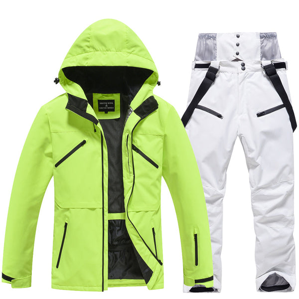 Herren-Skijacke und -hose mit Isolierung für Mountain Shredding